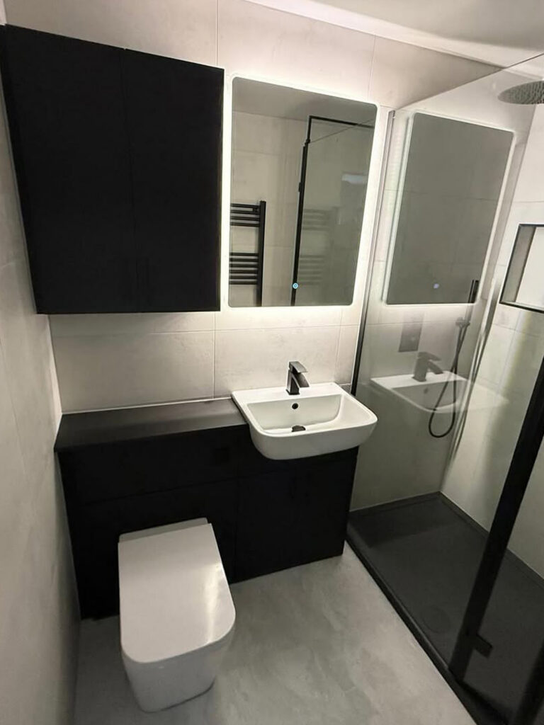 Fully fitted bathrooms
